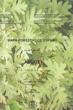 Mapa forestal de España. Alcoy. Hoja 8­8