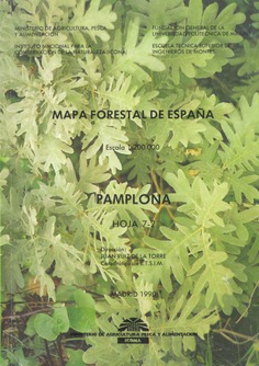 Mapa forestal de España. Pamplona. Hoja 7­2