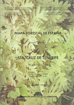 Mapa forestal de España. Santa Cruz de Tenerife. Hoja 10­10/11