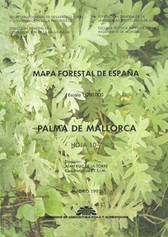 Mapa forestal de España. Palma de Mallorca. Hoja 10­7
