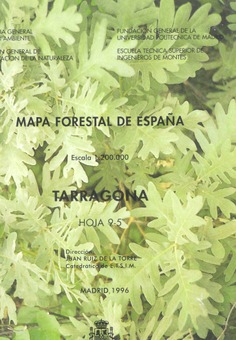 Mapa forestal de España. Tarragona. Hoja 9­5