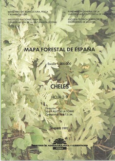 Mapa forestal de España. Cheles. Hoja 2­9