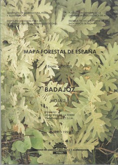 Mapa forestal de España. Badajoz. Hoja 3­8