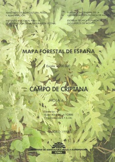 Mapa forestal de España. Campo de Criptana. Hoja 6-7