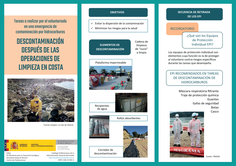 Descontaminación después de las operaciones de limpieza en costa