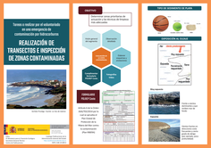 Realización de transectos e inspección de zonas contaminadas
