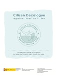 Citizen Decalogue against marine litter Portada de: Citizen Decalogue against marine litter