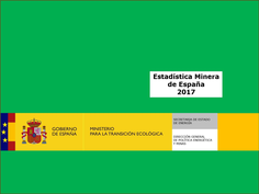 Estadística Minera de España 2017