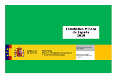 Estadística Minera de España 2018
