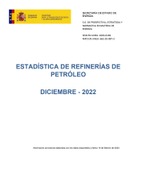 Estadística de Refinerías del Petróleo Mayo 2023