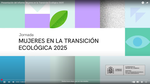 Presentación Informe de Mujeres en la Transición Ecológica